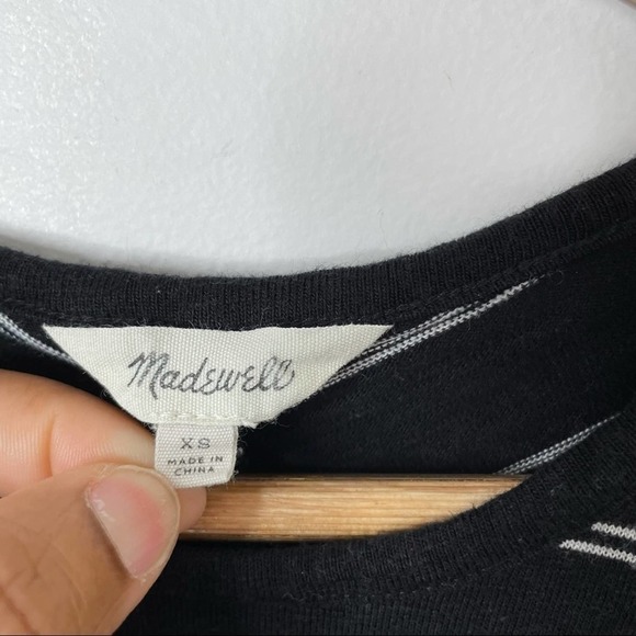 Madewell Highpoint Tank Dress in Hosta Stripe black/white size XS - Picture 5 of 8
